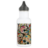 Bouteille D'eau En Acier Inoxydable Collage du crâne de sucre (Gauche)