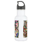 Bouteille D'eau En Acier Inoxydable Collage du crâne de sucre (Dos)