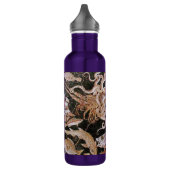 BOUTEILLE D'EAU EN ACIER INOXYDABLE COLLECTE POMPEII / OCÉAN - SCÈNE DE VIE MARINE (Gauche)