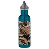 BOUTEILLE D'EAU EN ACIER INOXYDABLE COLLECTION POMPEII / OCÉAN - ESPACE DE VIE MARINE, (Gauche)