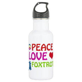 Bouteille D'eau En Acier Inoxydable Conceptions fraîches de danse de fox-trot