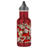 Bouteille D'eau En Acier Inoxydable Cookies en pain d'épice de Noël (Gauche)