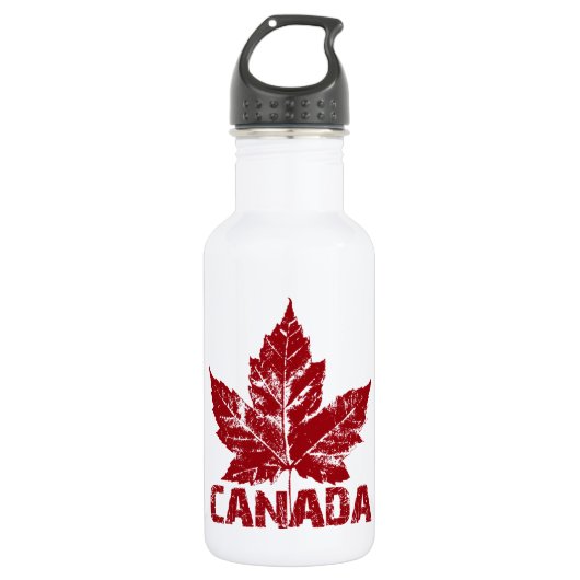 Bouteille D'eau En Acier Inoxydable Cool Canada Retro Maple Leaf Souvenir (Devant)