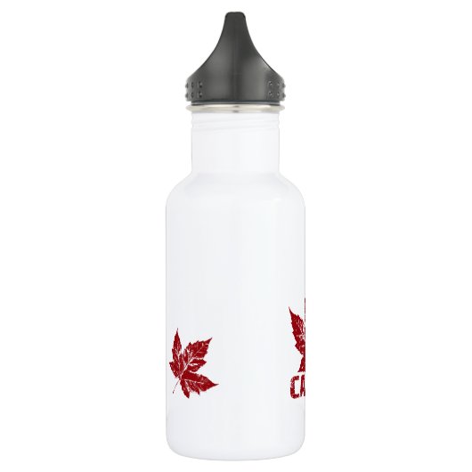 Bouteille D'eau En Acier Inoxydable Cool Canada Retro Maple Leaf Souvenir (Gauche)