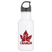Bouteille D'eau En Acier Inoxydable Cool Canada Retro Maple Leaf Souvenir (Devant)