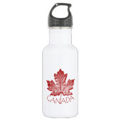 Bouteille D'eau En Acier Inoxydable Cool Canada Retro Maple Leaf Souvenir (Devant)