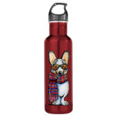 Bouteille D'eau En Acier Inoxydable Cool Corgi (Devant)