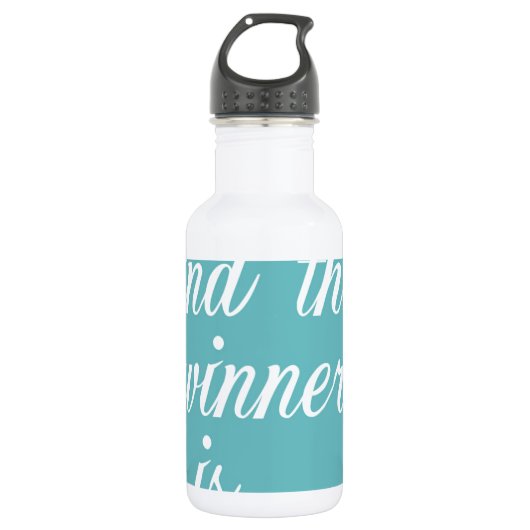 Bouteille D'eau En Acier Inoxydable Copie du gagnant (Devant)