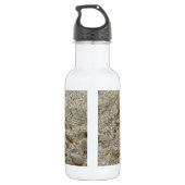 Bouteille D'eau En Acier Inoxydable Coquillages Dans Le Sable (Dos)