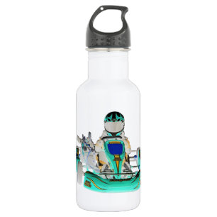Bouteille D'eau En Acier Inoxydable Couleur inversée par coureur de kart
