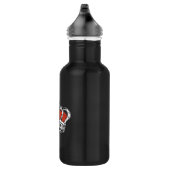 Bouteille D'eau En Acier Inoxydable Couronne - Orange (Droite)