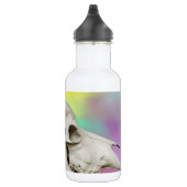 Bouteille D'eau En Acier Inoxydable Crâne de buffle sur un Arrière - plan d'aquarelle (Droite)