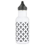 Bouteille D'eau En Acier Inoxydable Croix chrétienne (Droite)