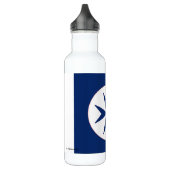 Bouteille D'eau En Acier Inoxydable Croix octogonale BLUE CORSAIR STYLE (Gauche)