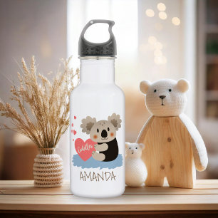 Bouteille D'eau En Acier Inoxydable Cute Koala Cuddles ID386