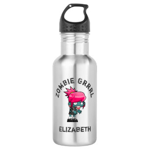 Bouteille D'eau En Acier Inoxydable Cute Punk Rock Zombie Grrrl