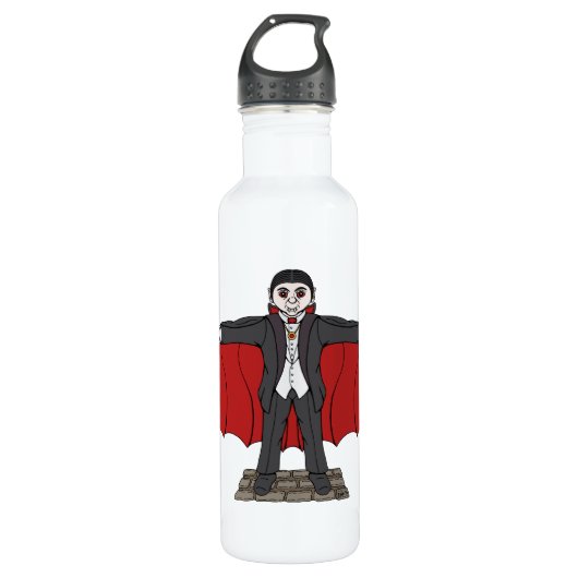Bouteille D'eau En Acier Inoxydable Cute Vampire/Dracula (Devant)