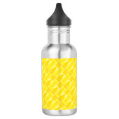 Bouteille D'eau En Acier Inoxydable Cute Yellow Crayon Artsy Motif (Gauche)