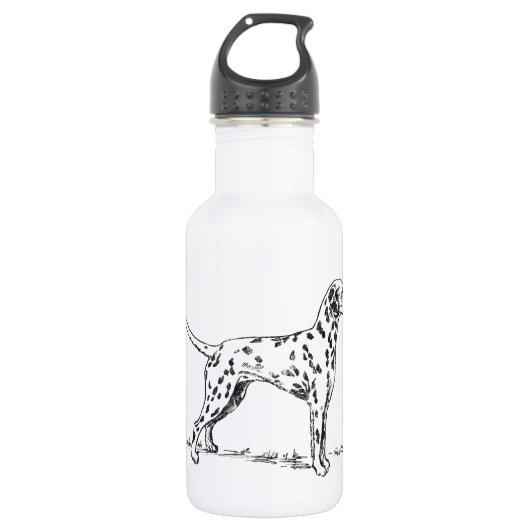 Bouteille D'eau En Acier Inoxydable Dalmatien (Devant)