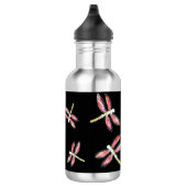 Bouteille D'eau En Acier Inoxydable Dancing Pink Dragonfly Bugs (Droite)