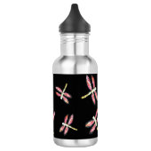 Bouteille D'eau En Acier Inoxydable Dancing Pink Dragonfly Bugs (Gauche)