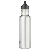 Bouteille d'eau en acier inoxydable de 24 oz avec  (Droite)