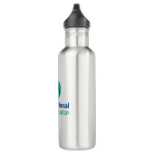 Bouteille d'eau en acier inoxydable de 24 oz avec  (Droite)