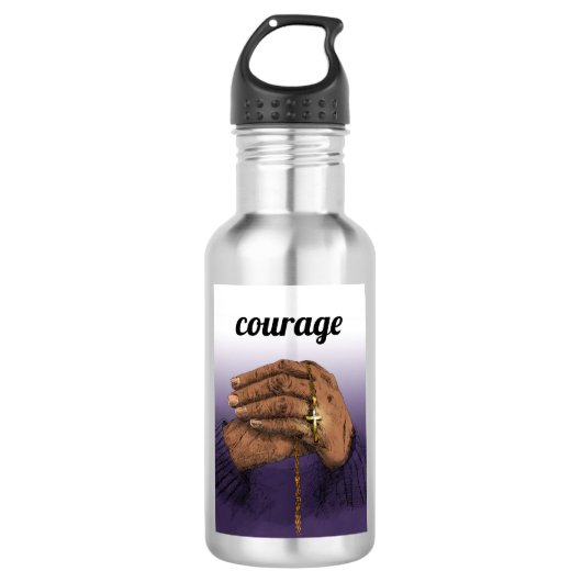 Bouteille d'eau en acier inoxydable de Courage (Devant)