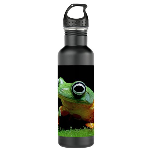 Bouteille d'eau en acier inoxydable de grenouille (Devant)
