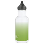 Bouteille D'eau En Acier Inoxydable dégradé personnalisé vert vert foncé (Droite)