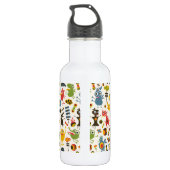 Bouteille D'eau En Acier Inoxydable Des monstres heureux (Dos)