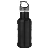 Bouteille D'eau En Acier Inoxydable Deux Chaises Ensevelies Dans La Neige (Dos)