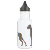 Bouteille D'eau En Acier Inoxydable Die Liniendogge (Gauche)