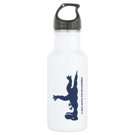 Bouteille D'eau En Acier Inoxydable Dos crawlé de T-Rex (Devant)
