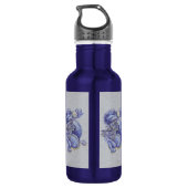 Bouteille D'eau En Acier Inoxydable Dragon bleu (Dos)