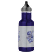 Bouteille D'eau En Acier Inoxydable Dragon bleu (Droite)