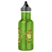Bouteille d'eau en acier inoxydable Dragon d'or (Droite)