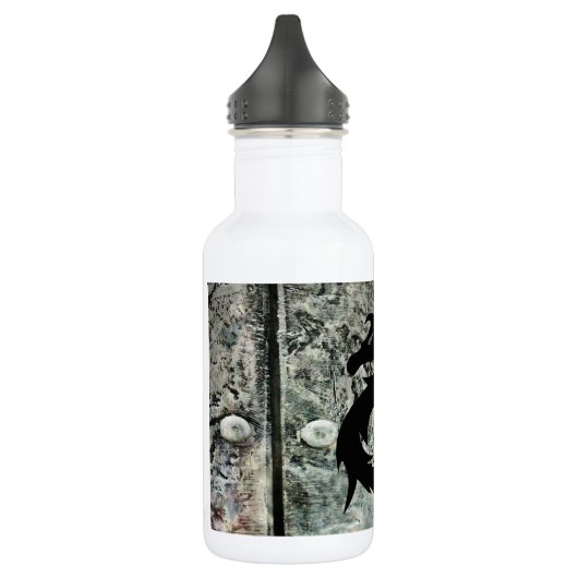 Bouteille D'eau En Acier Inoxydable Dragon noir et épée (Gauche)
