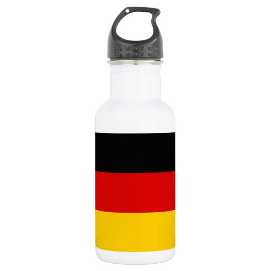 Bouteille D'eau En Acier Inoxydable Drapeau allemand (Devant)
