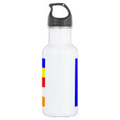 Bouteille D'eau En Acier Inoxydable Drapeau bouddhiste (Dos)
