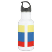 Bouteille D'eau En Acier Inoxydable Drapeau Colombie (Dos)