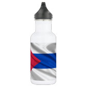 Bouteille D'eau En Acier Inoxydable Drapeau cubain (Droite)