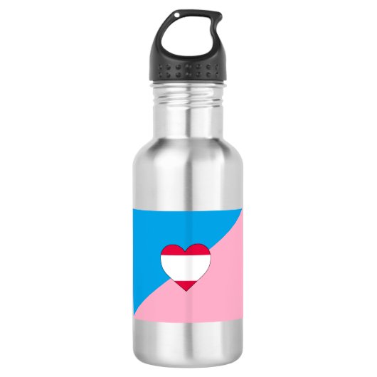 Bouteille D'eau En Acier Inoxydable Drapeau de fierté de jeu d'âge (Devant)