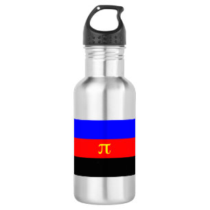 Bouteille D'eau En Acier Inoxydable Drapeau de fierté polyamoureuse
