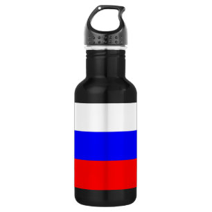 Bouteille D'eau En Acier Inoxydable Drapeau de la Fédération de Russie - ФлагР