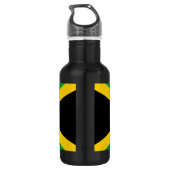 Bouteille D'eau En Acier Inoxydable Drapeau de la Jamaïque (Dos)