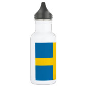 Bouteille D'eau En Acier Inoxydable Drapeau de la Suède (Gauche)