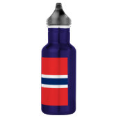 Bouteille D'eau En Acier Inoxydable Drapeau de Norway (Droite)