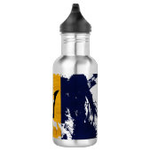 Bouteille D'eau En Acier Inoxydable Drapeau des Barbade (Droite)