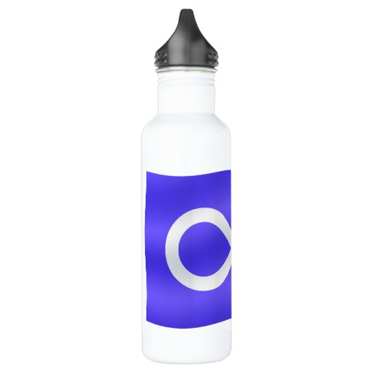 Bouteille D'eau En Acier Inoxydable Drapeau des Premières nations Metis (Gauche)